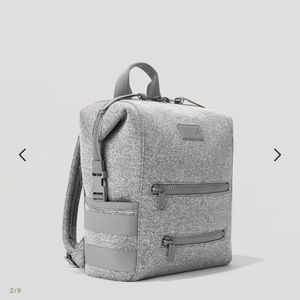 Dagne Dover Indi Heather Grey Large Diaper Bag Backpack